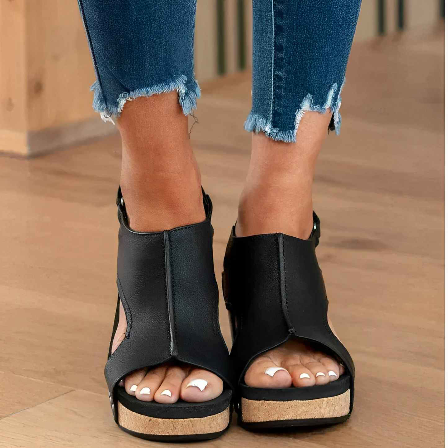 Luisa - Neue lässige Keilsandalen