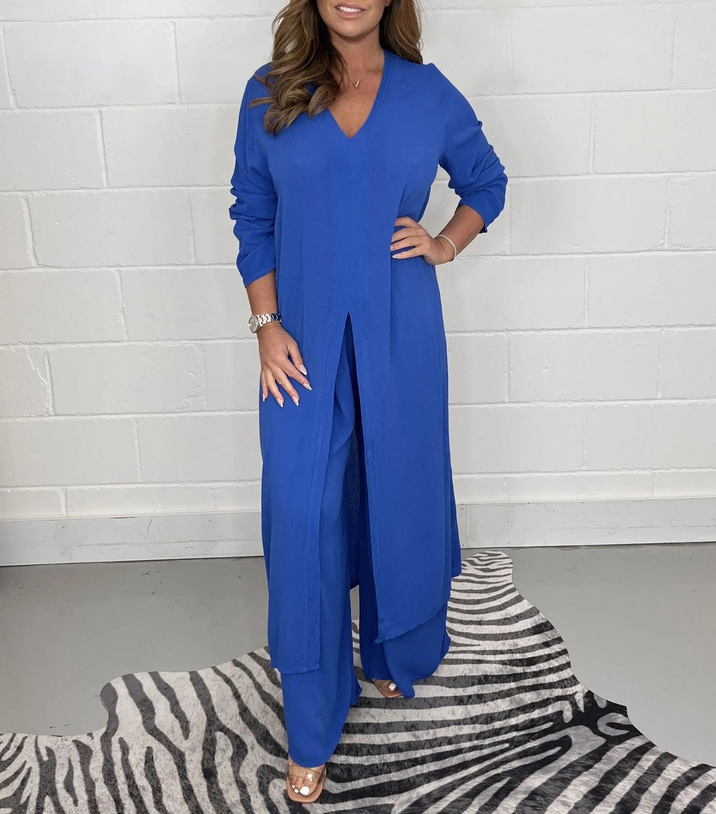 Vaille - Chiffon Oberteil und Hose Set