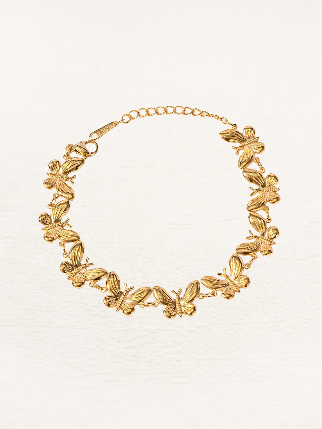 Kylie - Cluster Schmetterling Statement Armband