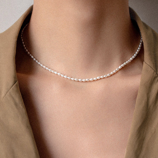 Myrtle - Langer Perlen-Choker