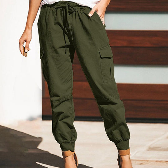 Dinah - hohe Taille Baggy Long Pants