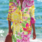 Serenity - Sommer Turn-Down-Bluse