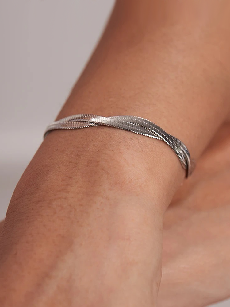 Susan - Gedrehtes Schlangenkette-Armband