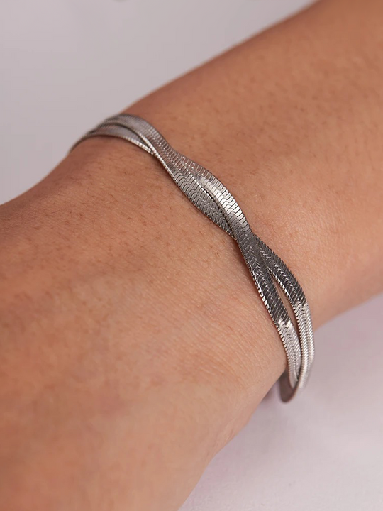 Susan - Gedrehtes Schlangenkette-Armband