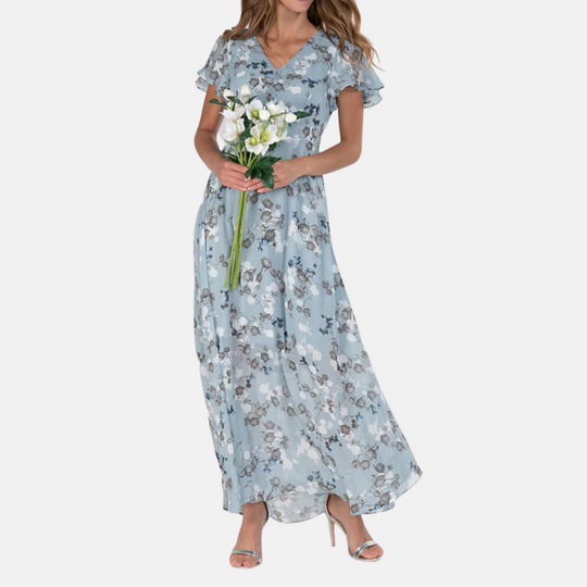 Isabella - Elegantes Sommerkleid mit Blumenmuster