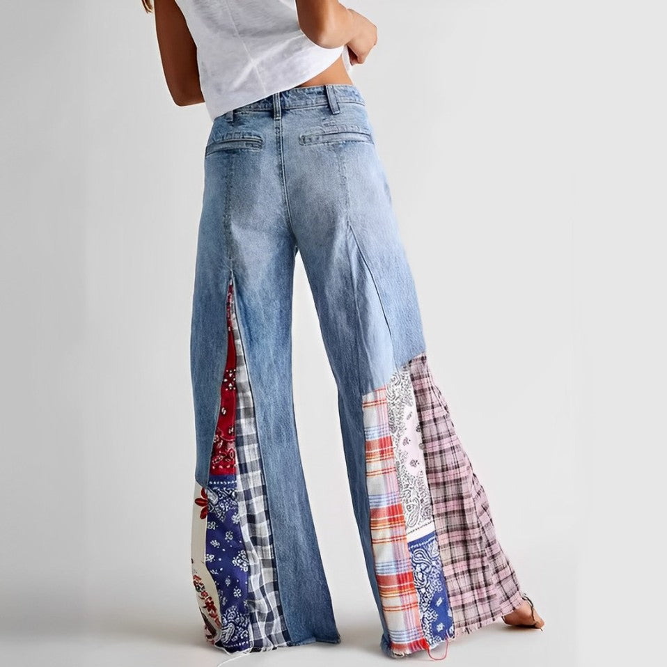 Jaylin - Trendige Retro-Jeans mit weitem Bein