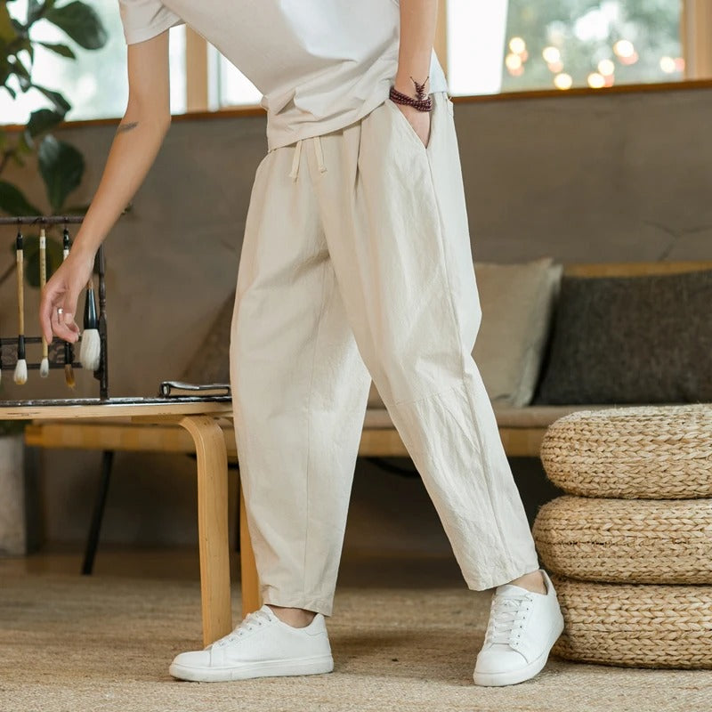 Bertram - Luftig-leichte Herren-Leinenhose für den Sommer