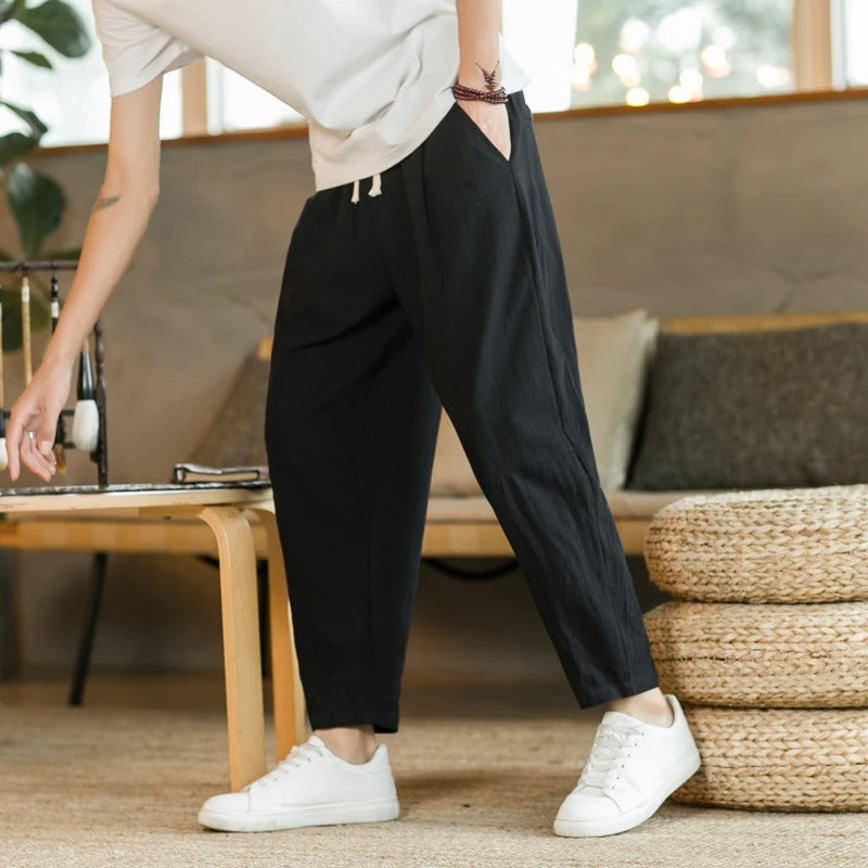 Bertram - Luftig-leichte Herren-Leinenhose für den Sommer