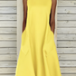 Amity Einfarbiges Baumwollkleid