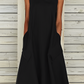 Amity Einfarbiges Baumwollkleid