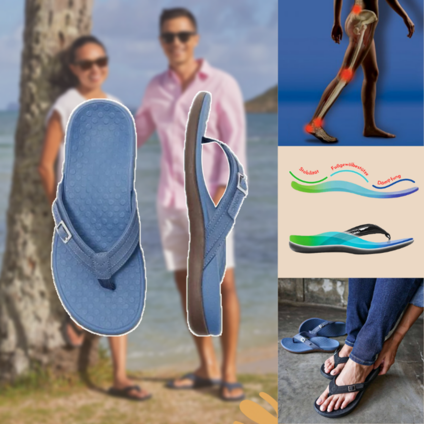 Foot Heaven - Orthopädische Sommer-Sandalen